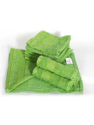100% Cotton Face Towels, 380 GSM, Pack of 12, Everfresh Collection