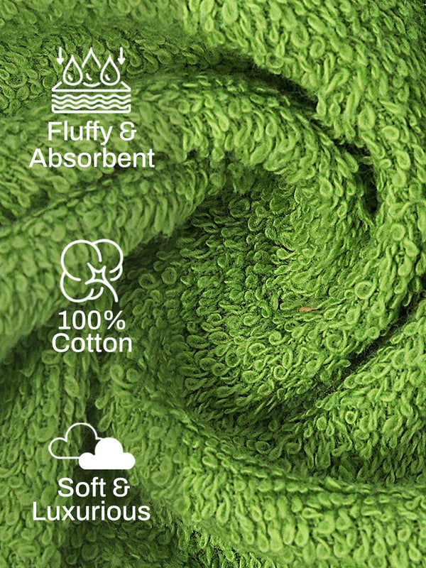 100% Cotton Face Towels, 380 GSM, Pack of 12, Everfresh Collection