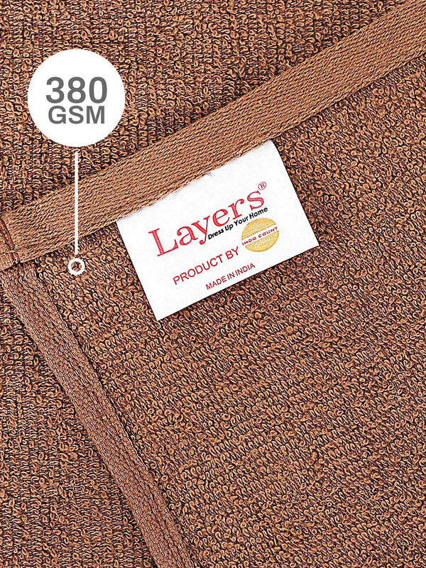 100% Cotton Face Towels, 380 GSM, Pack of 12, Everfresh Collection