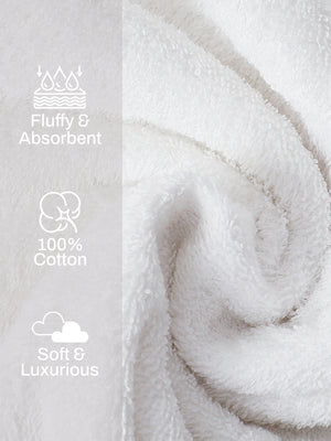 100% Cotton Bath Towel, 450 GSM, Pack of 1, Aqua Plush Collection