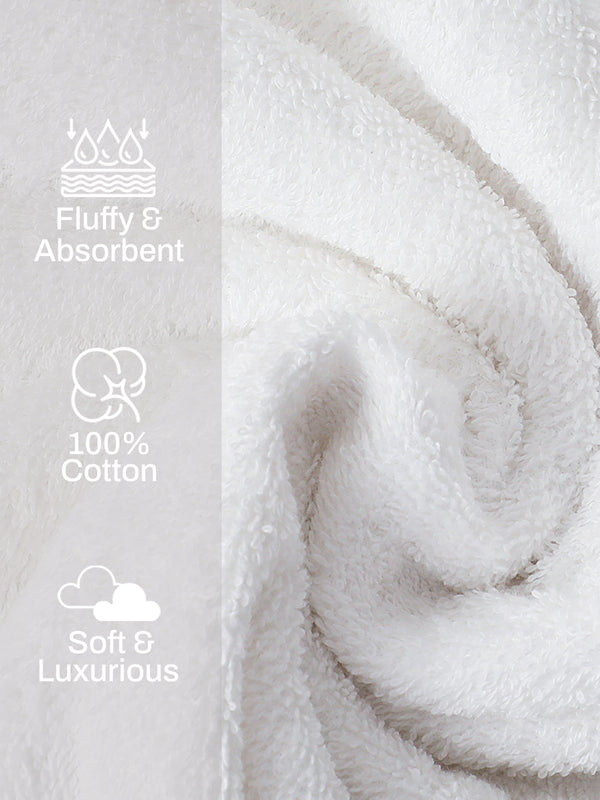 100% Cotton Bath Towel, 450 GSM, Pack of 1, Aqua Plush Collection