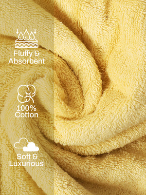 100% Cotton Bath Towel, 450 GSM, Pack of 1, Aqua Plush Collection