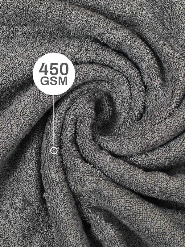 100% Cotton Bath Towel, 450 GSM, Pack of 1, Aqua Plush Collection