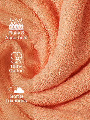 100% Cotton Bath Towel, 450 GSM, Pack of 1, Aqua Plush Collection
