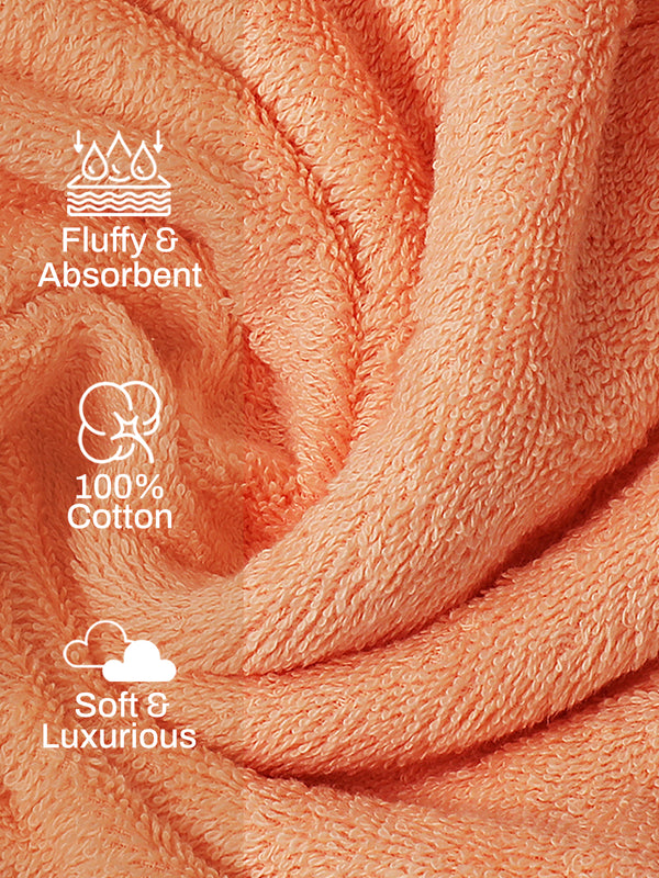 100% Cotton Bath Towel, 450 GSM, Pack of 1, Aqua Plush Collection