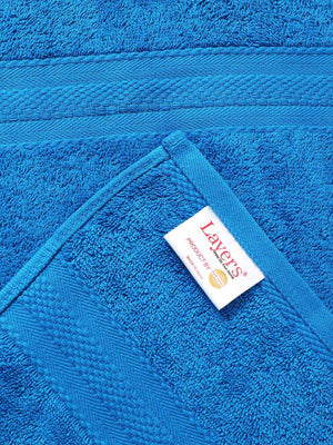 100% Cotton Bath Towel, 450 GSM, Pack of 1, Aqua Plush Collection