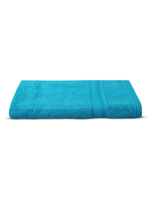 100% Cotton Bath Towel, 450 GSM, Pack of 1, Aqua Plush Collection