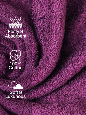 100% Cotton Bath Towel, 450 GSM, Pack of 1, Aqua Plush Collection