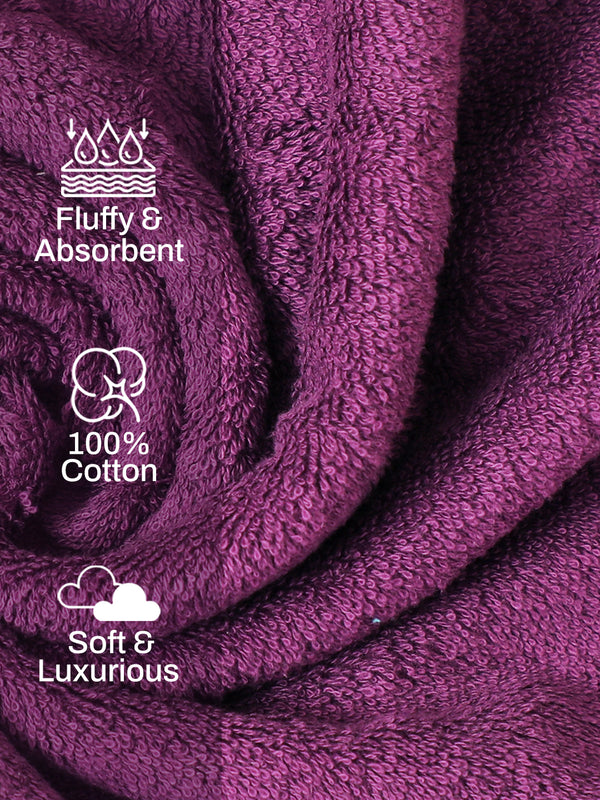 100% Cotton Bath Towel, 450 GSM, Pack of 1, Aqua Plush Collection