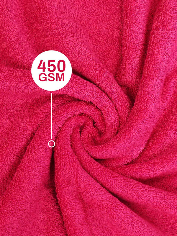 100% Cotton Bath Towel, 450 GSM, Pack of 1, Aqua Plush Collection