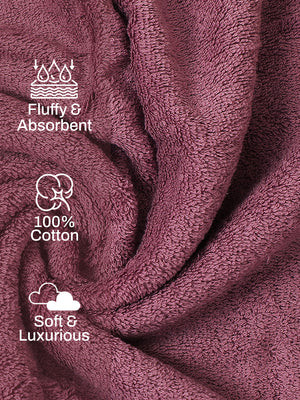 100% Cotton Bath Towel, 450 GSM, Pack of 1, Aqua Plush Collection