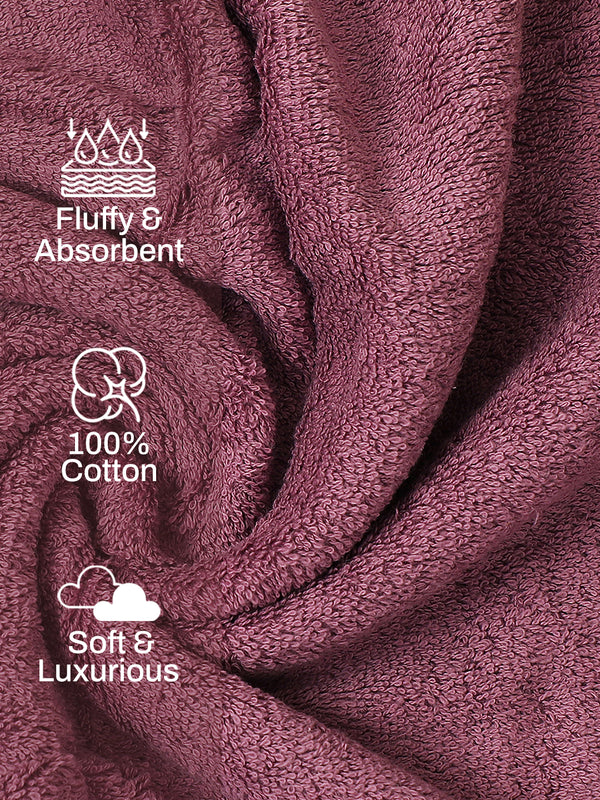 100% Cotton Bath Towel, 450 GSM, Pack of 1, Aqua Plush Collection
