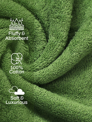 100% Cotton Bath Towel, 450 GSM, Pack of 1, Aqua Plush Collection