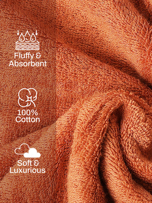 100% Cotton Bath Towel, 450 GSM, Pack of 1, Aqua Plush Collection