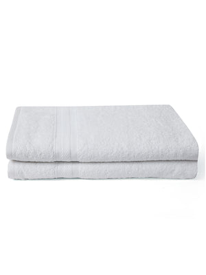 100% Cotton Bath Towel, 450 GSM, Pack of 2, Aqua Plush Collection