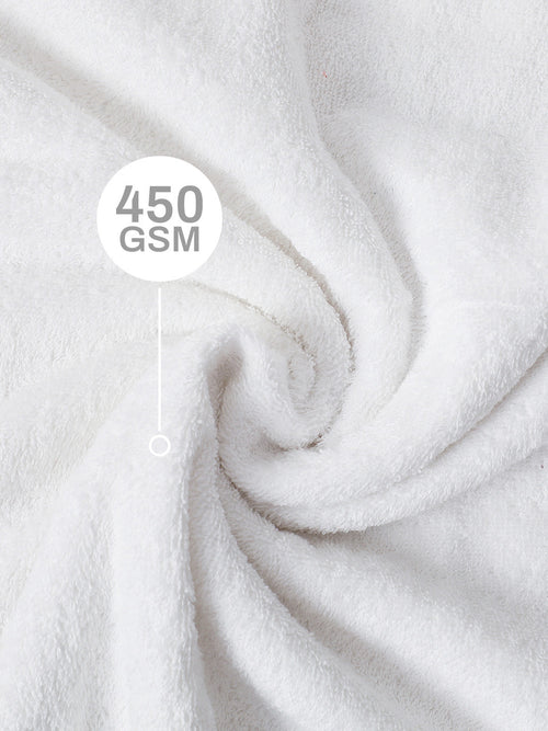 100% Cotton Bath Towel, 450 GSM, Pack of 2, Aqua Plush Collection