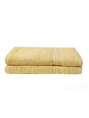 100% Cotton Bath Towel, 450 GSM, Pack of 2, Aqua Plush Collection