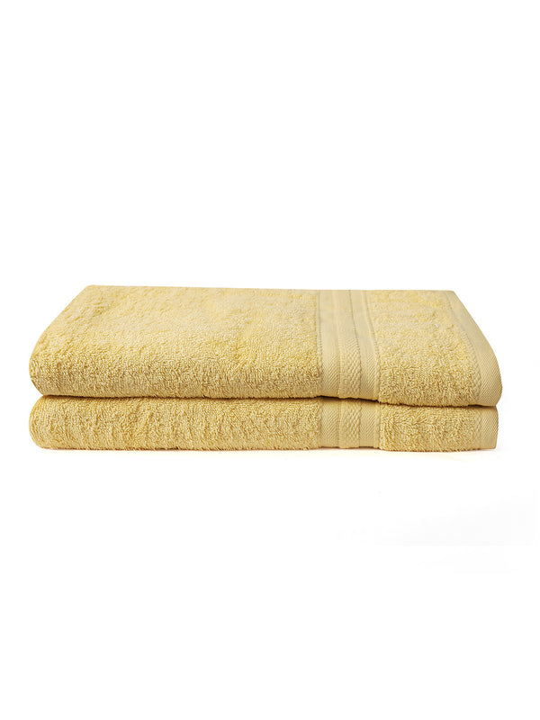 100% Cotton Bath Towel, 450 GSM, Pack of 2, Aqua Plush Collection