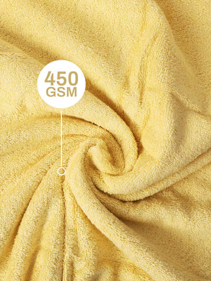 100% Cotton Bath Towel, 450 GSM, Pack of 2, Aqua Plush Collection