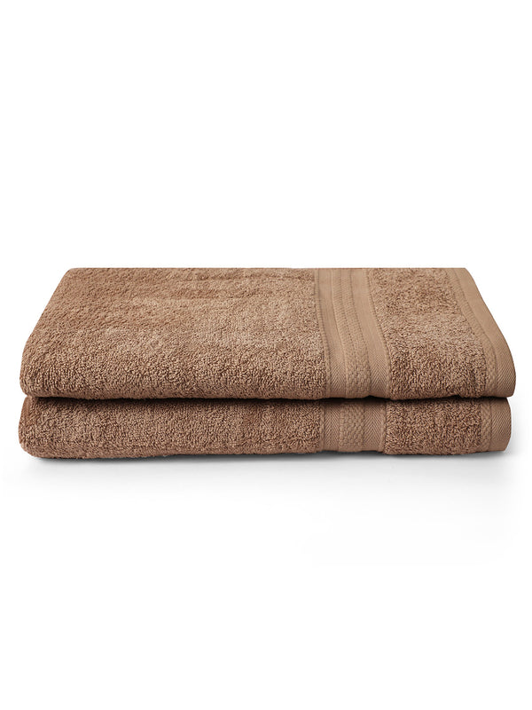 100% Cotton Bath Towel, 450 GSM, Pack of 2, Aqua Plush Collection