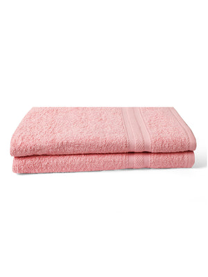 100% Cotton Bath Towel, 450 GSM, Pack of 2, Aqua Plush Collection