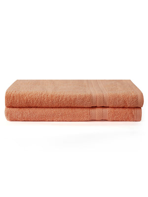 100% Cotton Bath Towel, 450 GSM, Pack of 2, Aqua Plush Collection