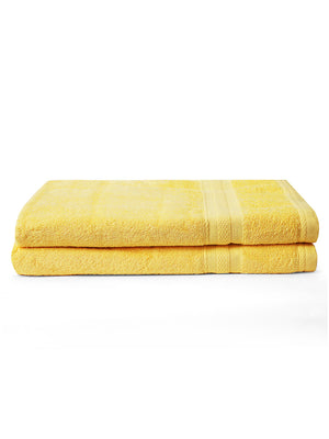100% Cotton Bath Towel, 450 GSM, Pack of 2, Aqua Plush Collection