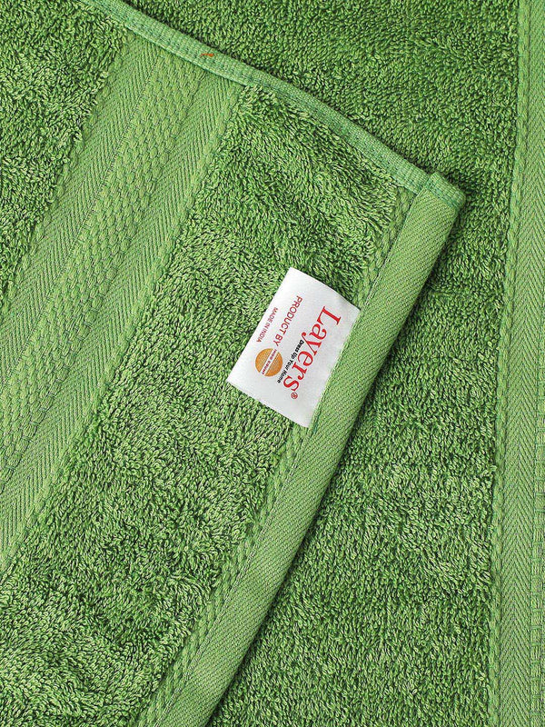 100% Cotton Bath Towel, 450 GSM, Pack of 2, Aqua Plush Collection