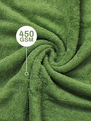 100% Cotton Bath Towel, 450 GSM, Pack of 2, Aqua Plush Collection