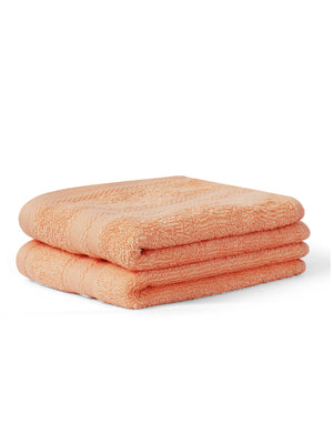 100% Cotton Hand Towel, 450 GSM, Pack of 2, Aqua Plush Collection