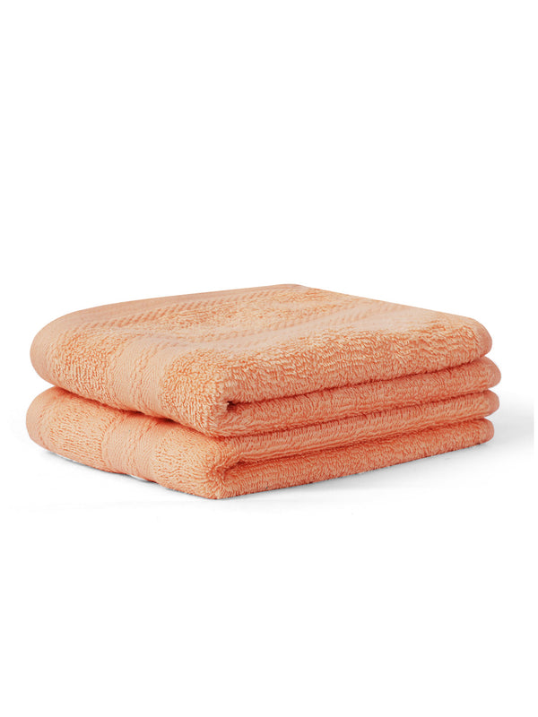 100% Cotton Hand Towel, 450 GSM, Pack of 2, Aqua Plush Collection
