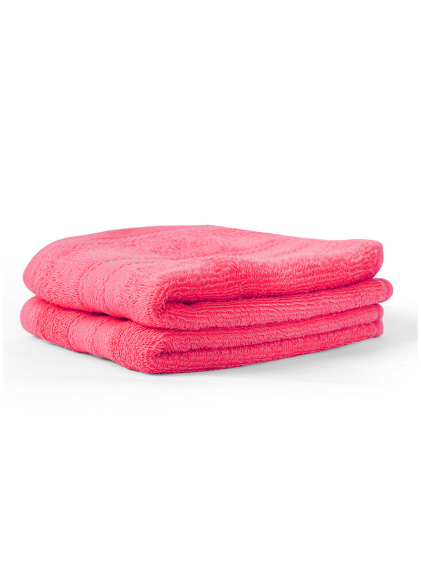 100% Cotton Hand Towel, 450 GSM, Pack of 2, Aqua Plush Collection
