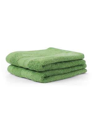 100% Cotton Hand Towel, 450 GSM, Pack of 2, Aqua Plush Collection