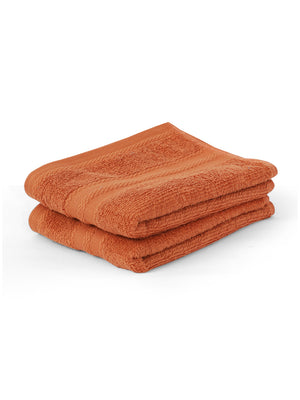 100% Cotton Hand Towel, 450 GSM, Pack of 2, Aqua Plush Collection