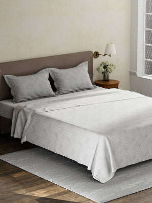 100% Cotton King Bedsheet Set, 180 TC Printed, Pristine Collection