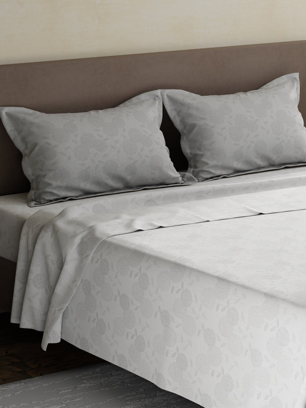 100% Cotton King Bedsheet Set, 180 TC Printed, Pristine Collection