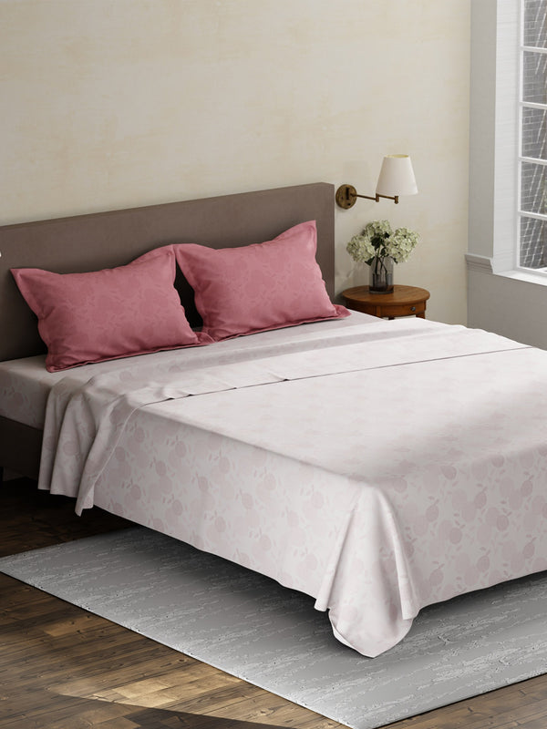100% Cotton King Bedsheet Set, 180 TC Printed, Pristine Collection