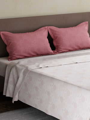 100% Cotton King Bedsheet Set, 180 TC Printed, Pristine Collection