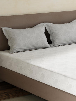 100% Cotton King Fitted Sheet Set, 180 TC Printed, Pristine Collection