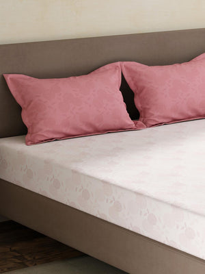 100% Cotton King Fitted Sheet Set, 180 TC Printed, Pristine Collection