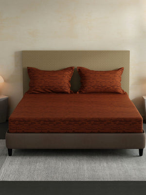 100% Cotton King Bedsheet Set, 144 TC Printed, Lumina Floret Collection