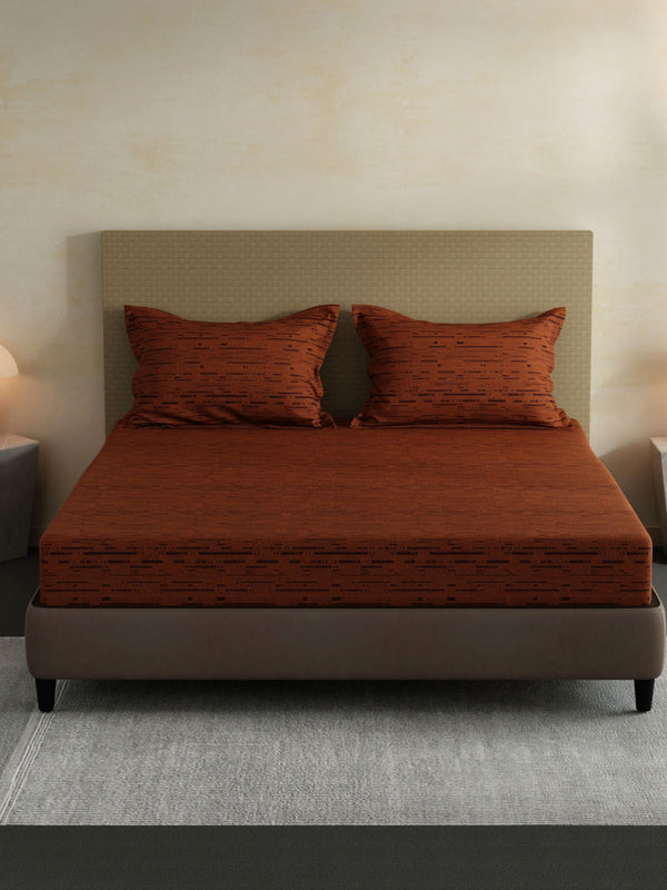100% Cotton King Bedsheet Set, 144 TC Printed, Lumina Floret Collection