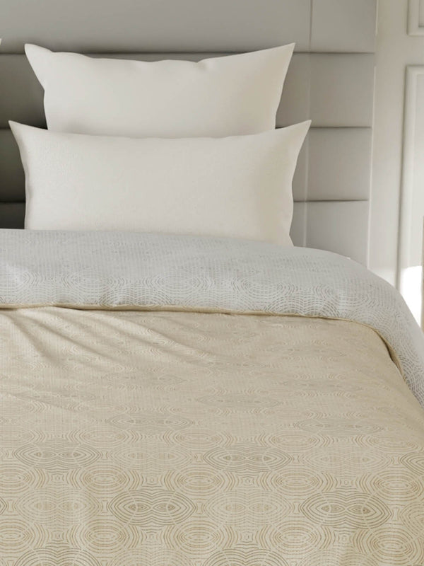 100% Cotton Double Reversible Comforter, 144 TC Printed, Lumina Floret Collection