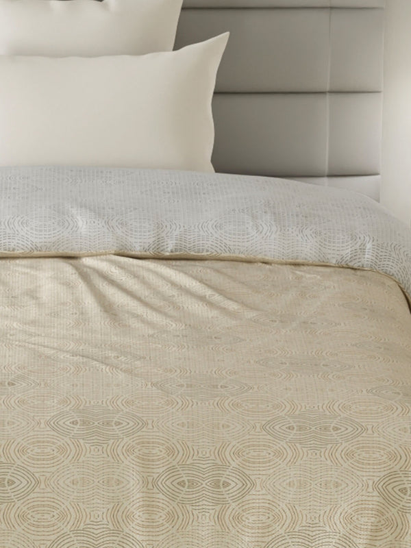 100% Cotton Single Reversible Comforter, 144 TC Printed, Lumina Floret Collection