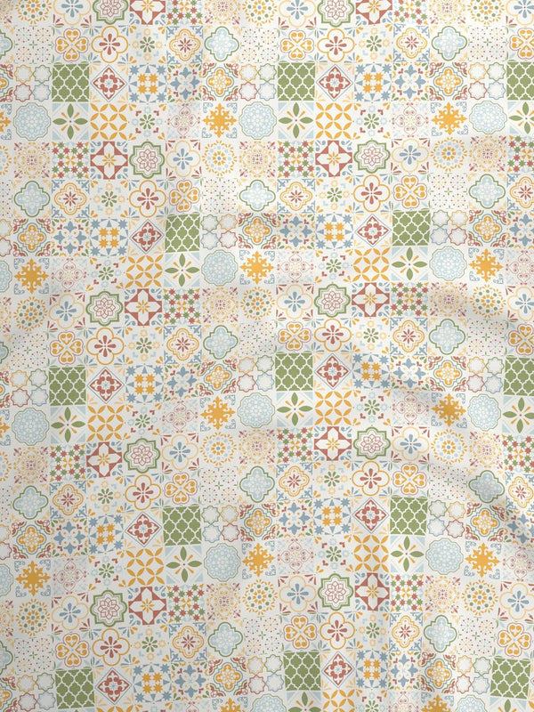 100% Cotton Double Bedsheet Set, 144 TC Printed, Lumina Floret Collection