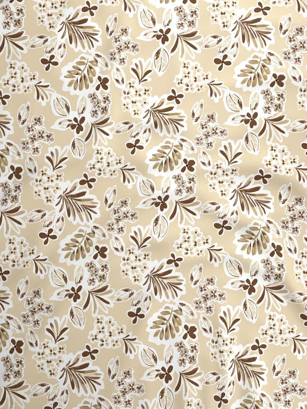 100% Cotton Double Bedsheet Set, 144 TC Printed, Lumina Floret Collection