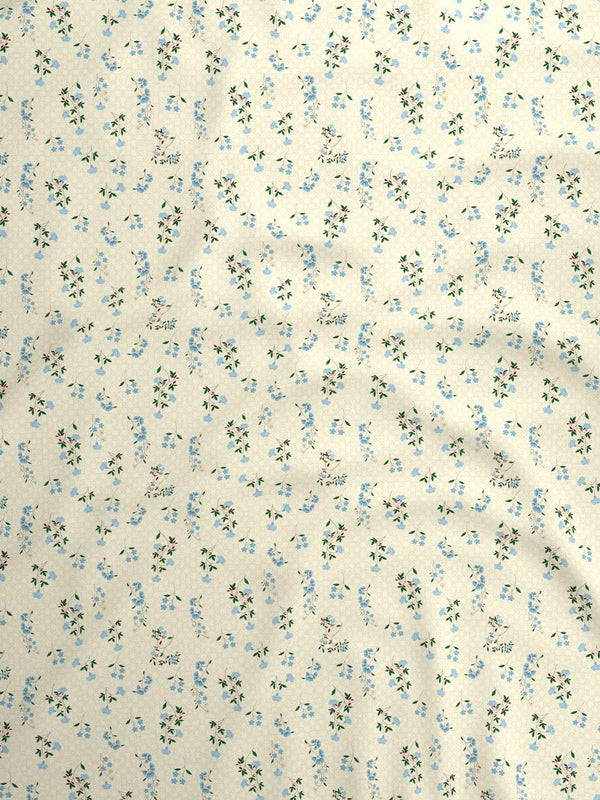 100% Cotton Double Bedsheet Set, 144 TC Printed, Lumina Floret Collection