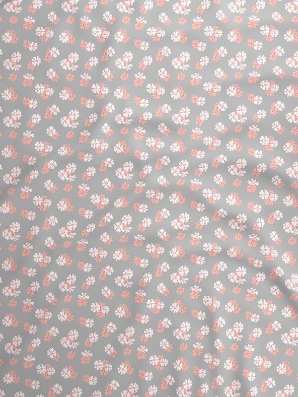 100% Cotton Double Bedsheet Set, 144 TC Printed, Lumina Floret Collection