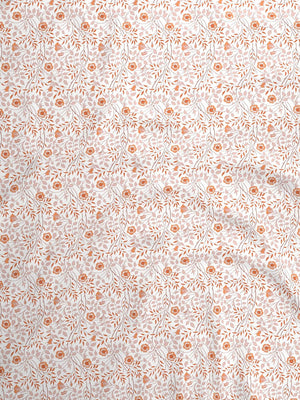 100% Cotton Double Bedsheet Set, 144 TC Printed, Lumina Floret Collection