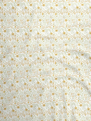 100% Cotton Double Bedsheet Set, 144 TC Printed, Lumina Floret Collection